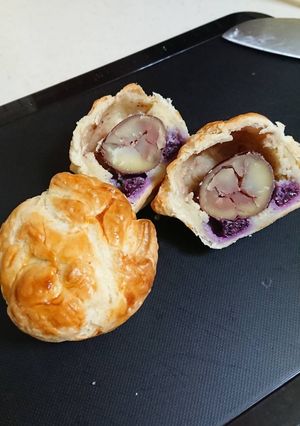 マロンとブルーベリーのパイ包み-レシピのメイン写真