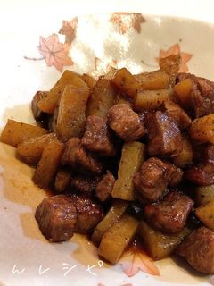 牛肉とこんにゃく炊いたん-レシピのメイン写真