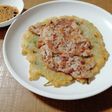 ☆一石二鳥☆肉&チヂミ食感を楽しみたい☆