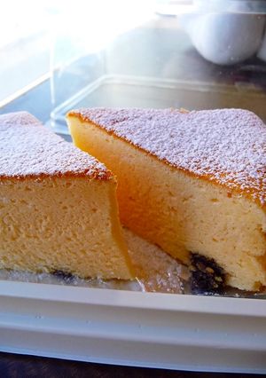しゅわっとスフレチーズケーキ-レシピのメイン写真