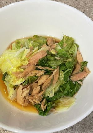 ポリ袋で簡単ツナと白菜のスープ-レシピのメイン写真