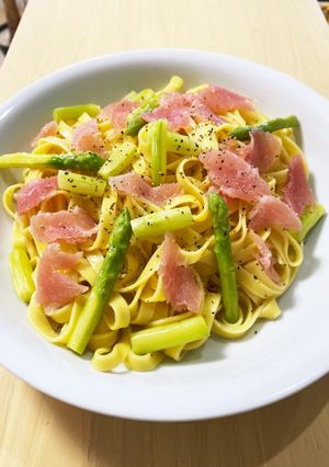 生ハムのレモンパスタ-レシピのメイン写真