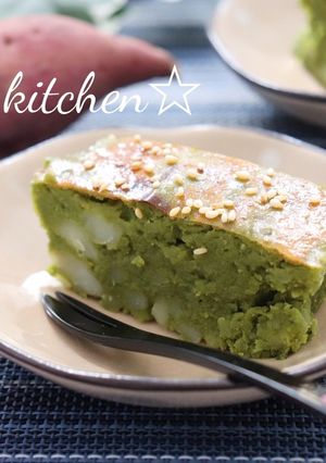 パウンド型で☆抹茶のスイートポテト-レシピのメイン写真