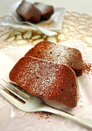 罪悪感ゼロ♪なめらか豆腐チョコテリーヌ♡-レシピのメイン写真