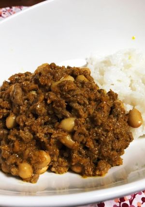 にんじんと豆のキーマカレー-レシピのメイン写真