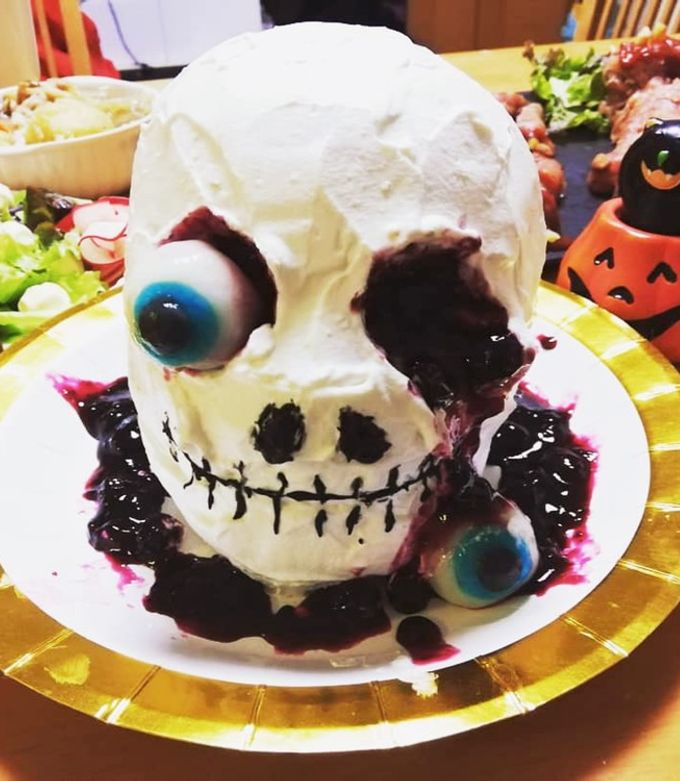 ハロウィン☆仲良しドクロさんケーキ 【公式通販】