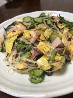 具だくさん中華風春雨サラダ-レシピのメイン写真