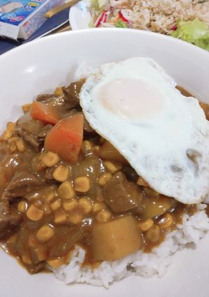 本挽きカレーアレンジ-レシピのメイン写真