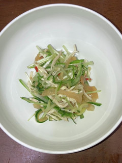 中華くらげと青野菜の和え物-レシピのメイン写真