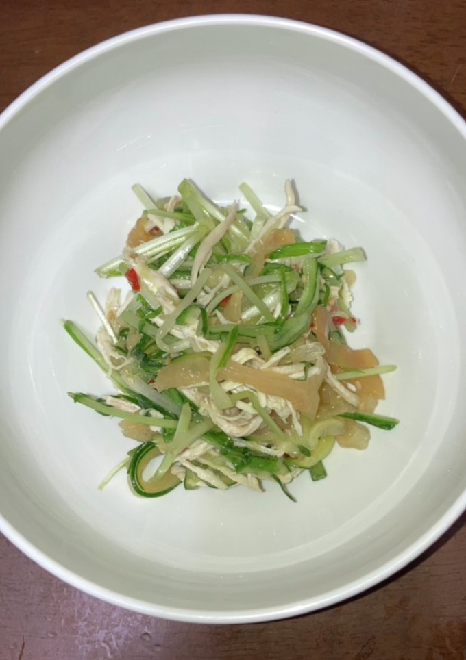 中華くらげと青野菜の和え物-レシピのメイン写真