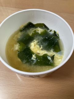 わかめと卵のお味噌汁。-レシピのメイン写真