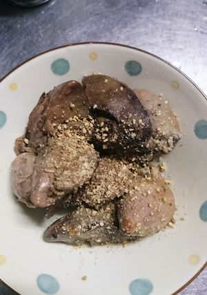 バターで焼くだけぇ。貧血に鶏きも。-レシピのメイン写真