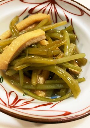 ゆかりのイブクロ 芋つるの含め煮-レシピのメイン写真
