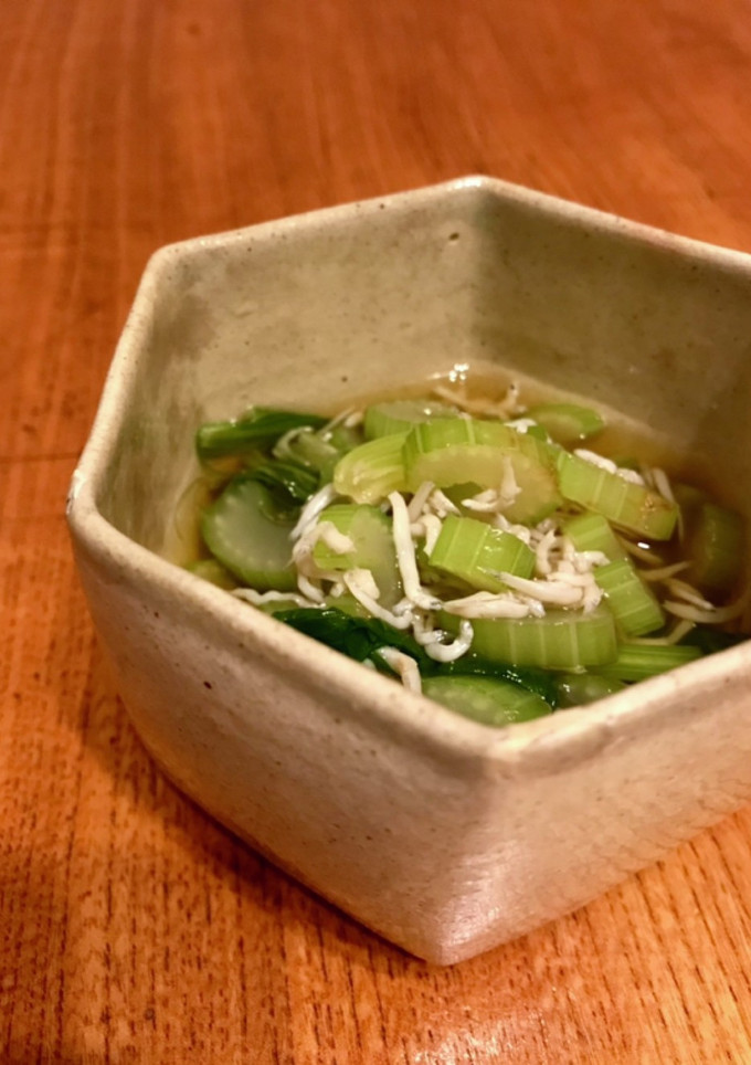 セロリとしらすのさっと煮-レシピのメイン写真