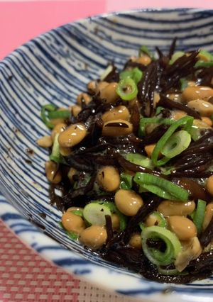 ひじきと納豆の和物-レシピのメイン写真