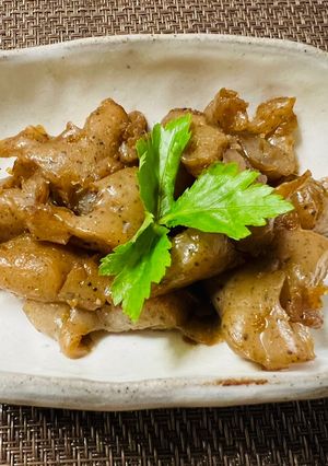 モツ⁉️しょうが焼きもどき🐷😂🤣😂🤣-レシピのメイン写真