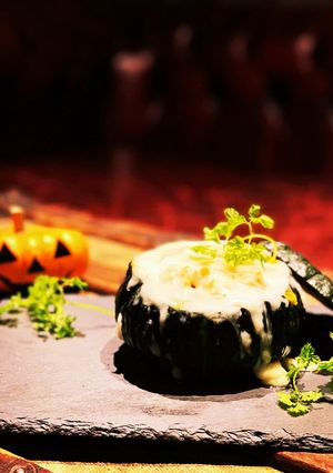 丸ごとかぼちゃのハロウィンレシピ -レシピのメイン写真