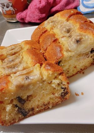 ゴロゴロチョコのバナナパウンドケーキ-レシピのメイン写真