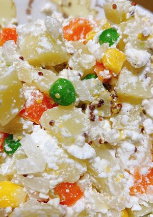 カッテージチーズの低脂肪ポテトサラダ-レシピのメイン写真