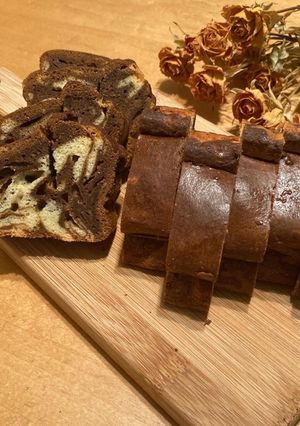 ティラミス風マーブルパウンドケーキ-レシピのメイン写真