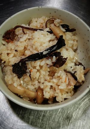 楢茸の炊き込みご飯Ⅴ❨(@≧↺≦@)❩ノ-レシピのメイン写真