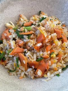 ニラ玉シャケチャーハン-レシピのメイン写真
