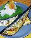 今が旬！秋刀魚の塩焼き　グリルで簡単