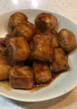 厚揚げの豚バラ肉巻き-レシピのメイン写真
