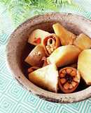 缶短！イカす秋の里芋煮…ああ美味し