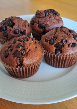 ダブルチョコカップケーキ-レシピのメイン写真