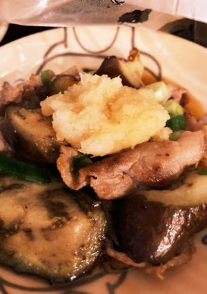 豚バラとナスのおろしのせ-レシピのメイン写真
