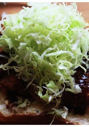 トンカツオープンサンド-レシピのメイン写真