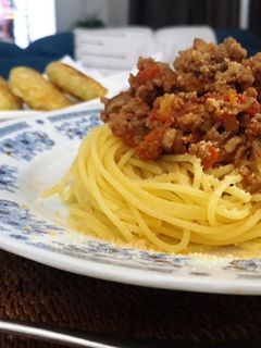 簡単!煮込み時間10分*ミートソース-レシピのメイン写真