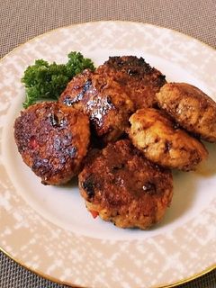 ◆野菜&豆腐in照り焼きハンバーグ◆-レシピのメイン写真