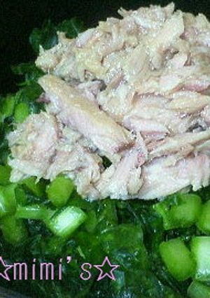 ご飯のお供に☆大根菜のツナ和え-レシピのメイン写真