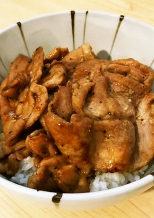 【簡単】蒲焼のタレで豚丼-レシピのメイン写真