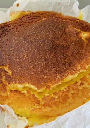 卵3個で作る簡単バスク風チーズケーキ♡-レシピのメイン写真