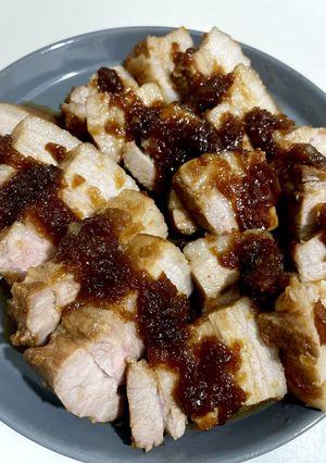 玉ねぎソースの焼き豚-レシピのメイン写真