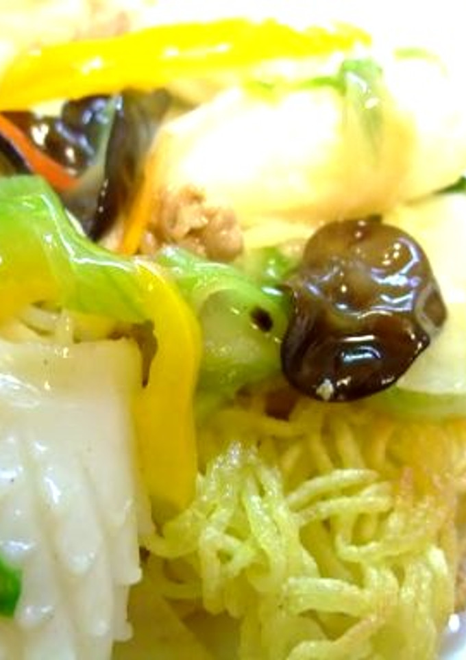 たっぷり野菜とイカのあんかけ焼きそば-レシピのメイン写真