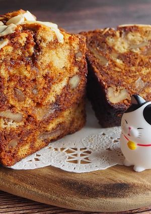 HKMで簡単♪キャラメルパウンドケーキ！-レシピのメイン写真