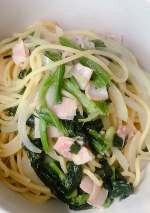 ≪簡単≫即席◎ほうれん草パスタ-レシピのメイン写真