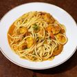 海老カレーをリメイクした絶品海老パスタ♪