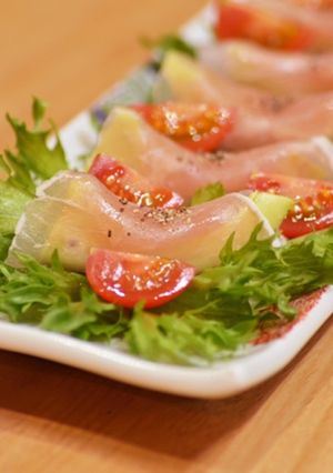 アボカドの生ハム巻き甘酢レモンがけ-レシピのメイン写真
