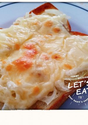 オニオンチーズトースト-レシピのメイン写真