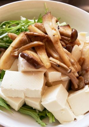 きのこと豆腐のサラダ-レシピのメイン写真