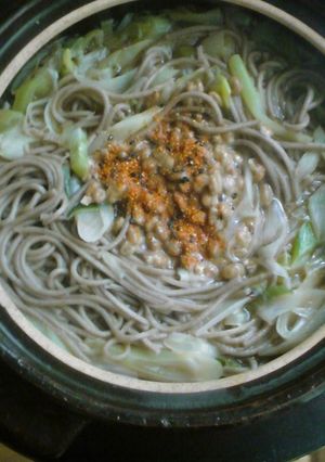 白葱たっぷり納豆蕎麦-レシピのメイン写真