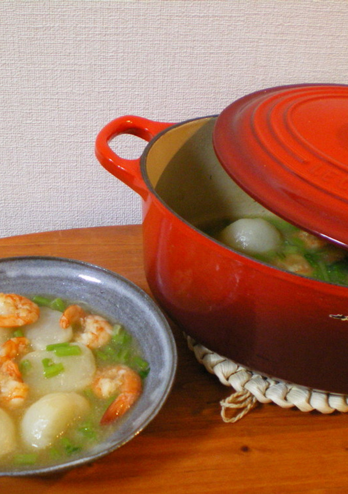 ﾙｸﾙｰｾﾞでまるごとｶﾌﾞｴﾋﾞ料理☆-レシピのメイン写真