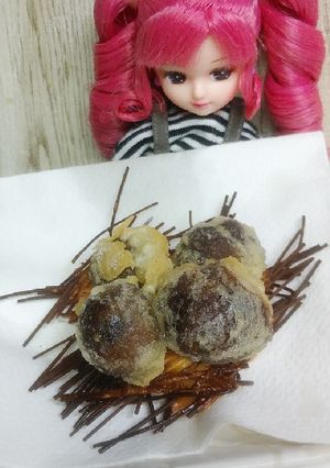 リカちゃん♡栗天イガ✹付-レシピのメイン写真