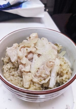 豚バラ・昆布炊込ご飯(QC)-レシピのメイン写真