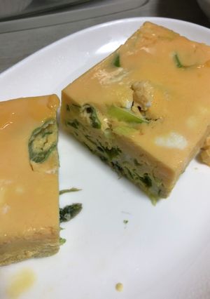 ねぎだくレンチン卵焼き-レシピのメイン写真